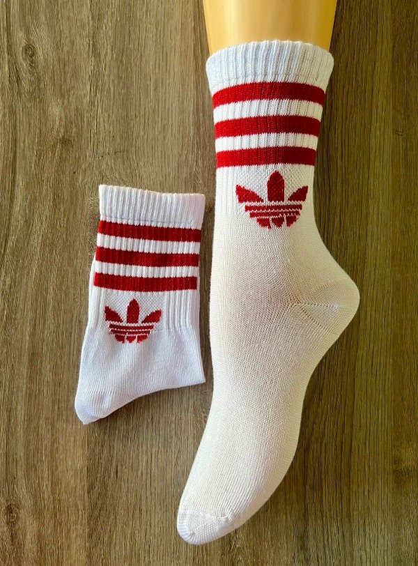 Adidas 3/4 Blanca-Roja