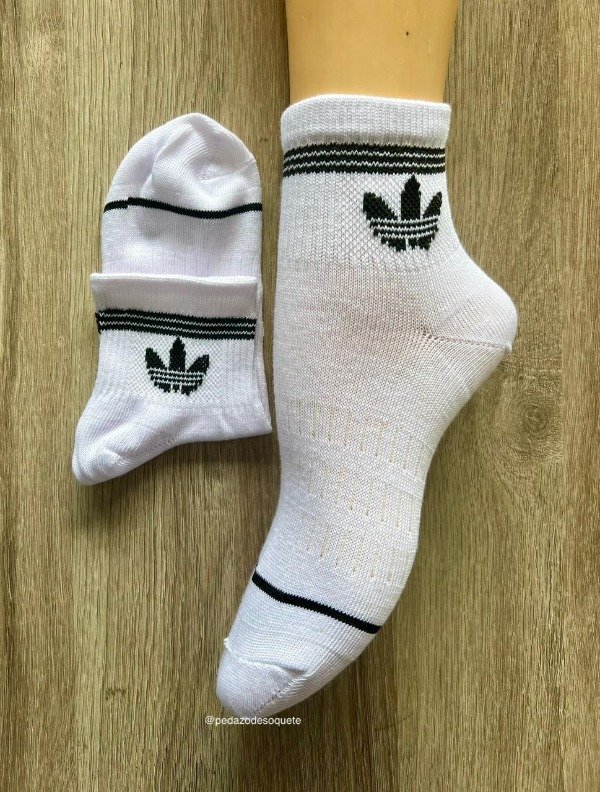 Adidas 1/4 Blanca Logo Negro