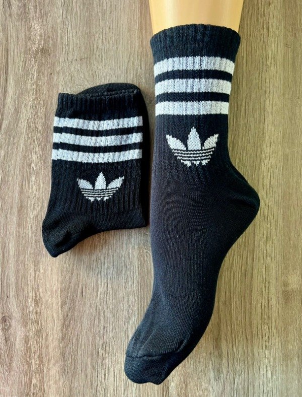 Adidas 3/4 Negro y Blanco