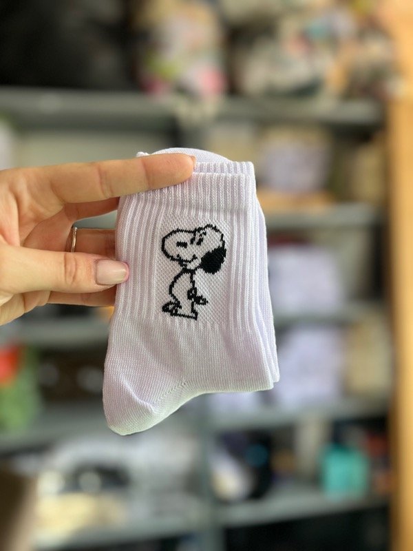 Snoopy 3/4 Blanca y Negra