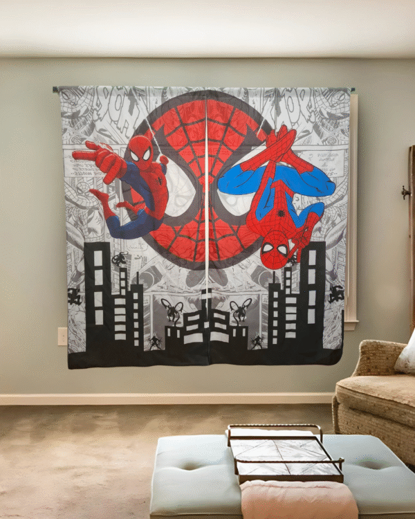 Cortina habitacion Spiderman