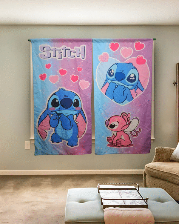 Cortina habitacion Stitch