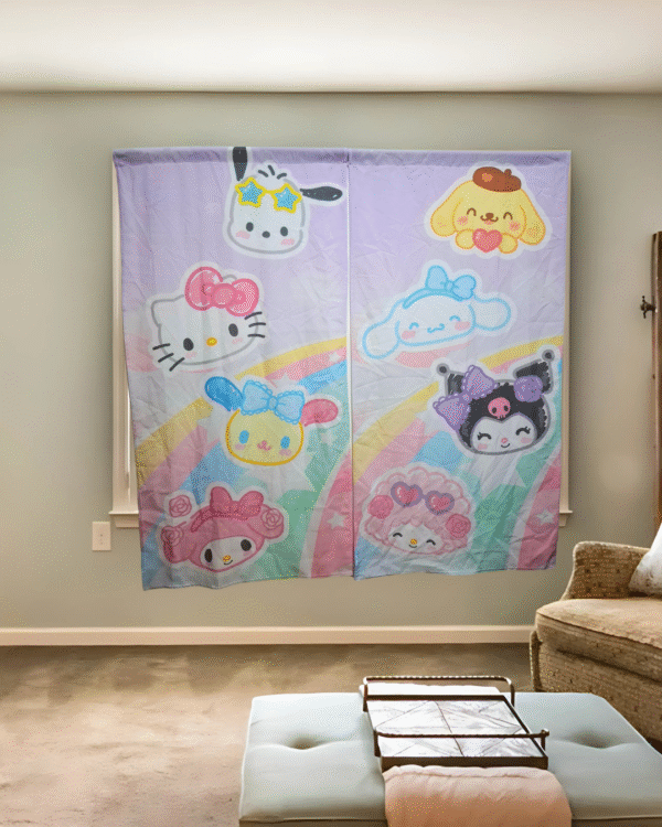 Cortina habitacion Sanrio