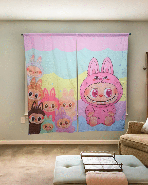 Cortina habitacion Labubu