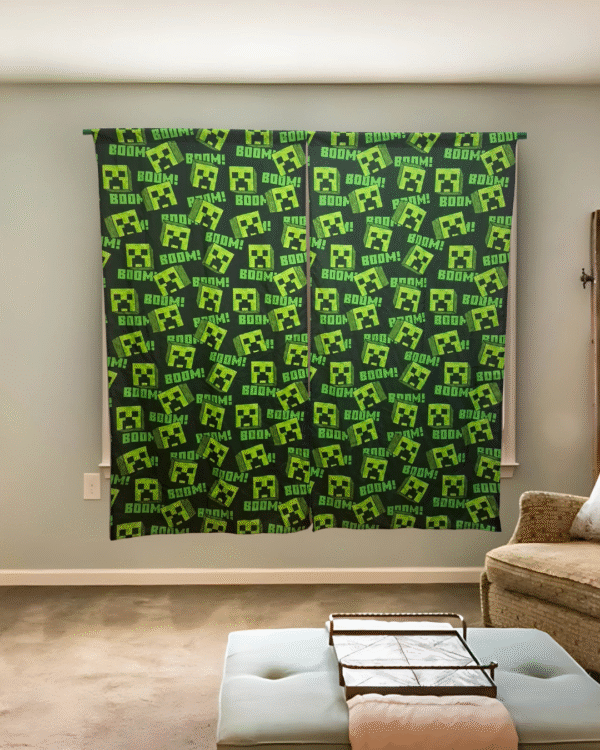 Cortina habitacion Minecraft