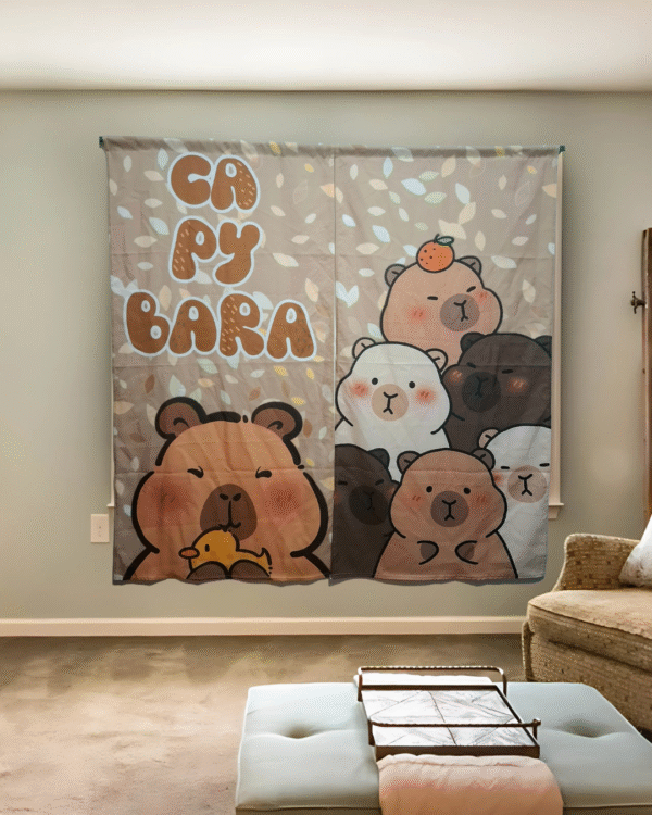 Cortina habitacion Capybara