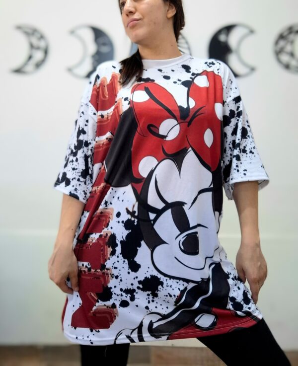 Remeron Adulto Minnie Fondo Blanco