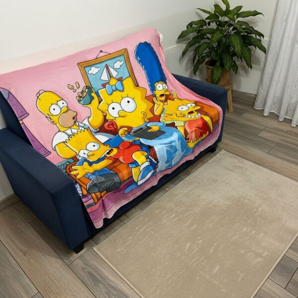 Manta polar soft Simpsons