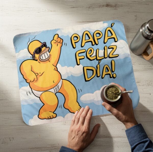 Individual Repasador Dia del padre Homero