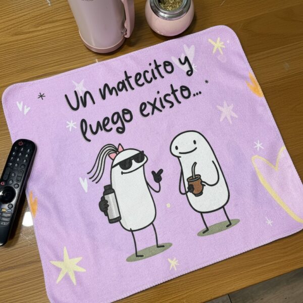 Individual Repasador Matecito Luego...