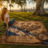 Lona Argentina Malvinas Brujula