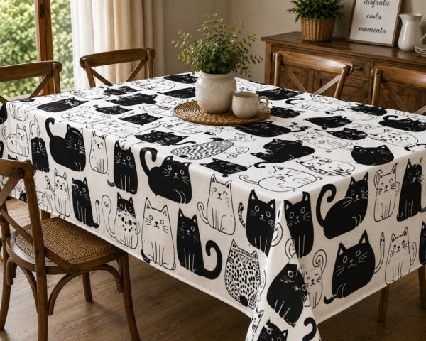 Mantel Tropical Gatitos