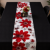 Mantel liso + 3 caminos flores - Imagen 2