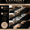 Mantel liso + 3 caminos gatitos