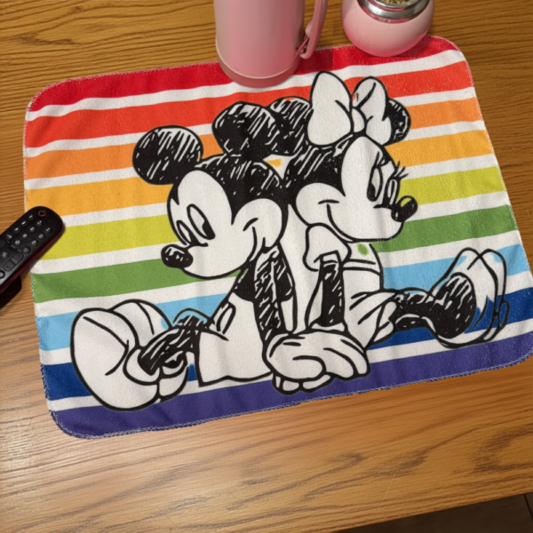 Individual Repasador Mickey y Minnie