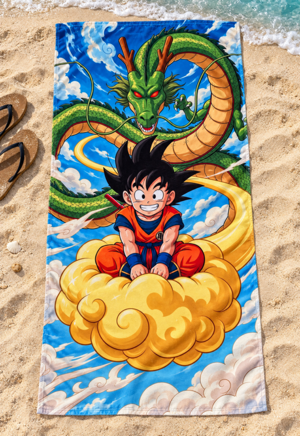 Toallon Dragon Ball Goku